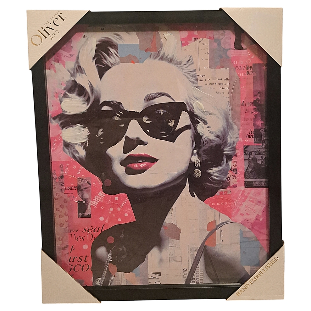 Oliver Art Marilyn Monroe Canvas Art